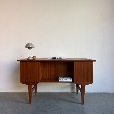 Vintage teak bureau met 7 lades - LOUI