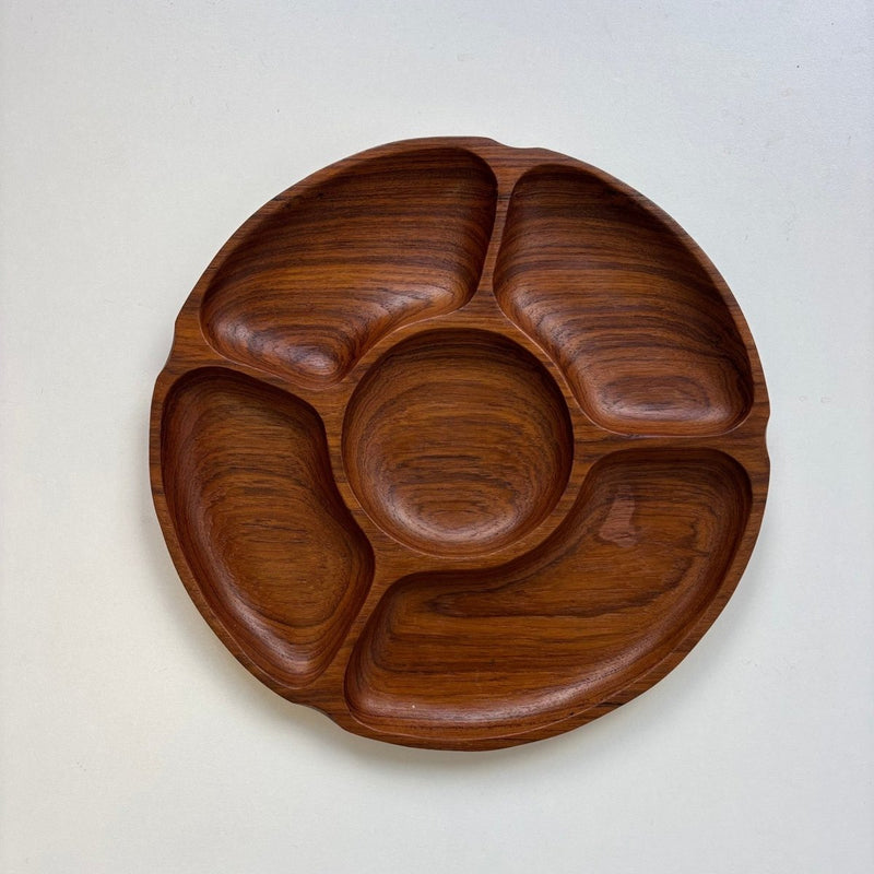 Vintage teak houten borrelplank - LOUI