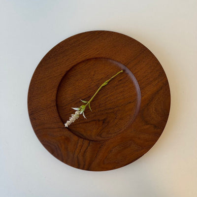 
                  
                    Vintage teak houten schaal plat - LOUI
                  
                