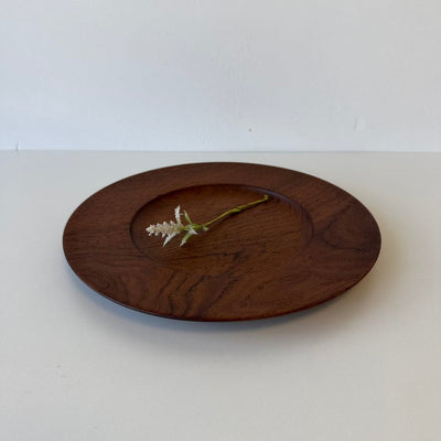 
                  
                    Vintage teak houten schaal plat - LOUI
                  
                