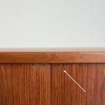 
                  
                    Vintage teak Kai Kristiansen sideboard met tambourdeuren - LOUI
                  
                
