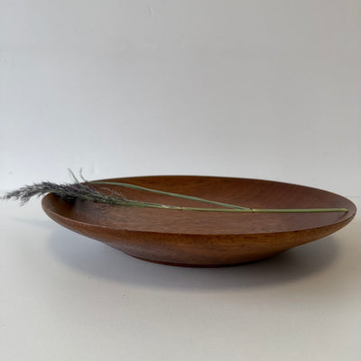 Vintage teak schaal plat - LOUI