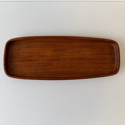 Vintage teak schaal rechthoekig - LOUI