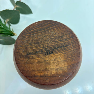 Vintage teak vaasje Wiggers - LOUI.STORE