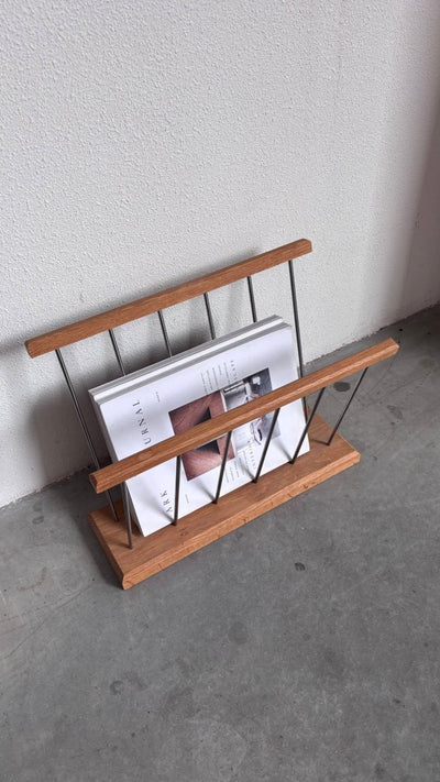 
                  
                    Vintage tijdschriftenrek eik - LOUI.STORE
                  
                