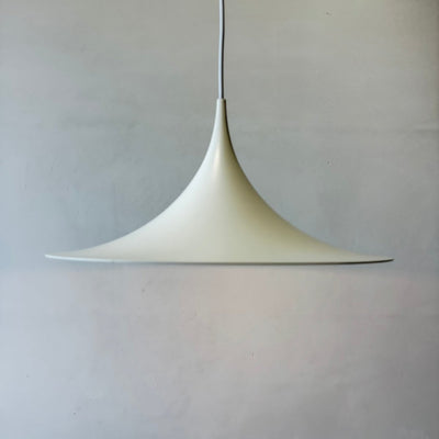 Vintage trompetlamp wit klein - LOUI.STORE