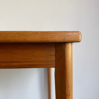 
                  
                    Vintage uitschuifbare eettafel licht teak - LOUI
                  
                