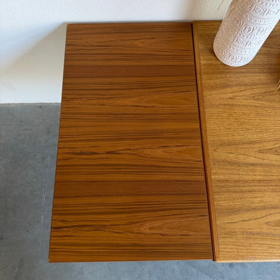 
                  
                    Vintage uitschuifbare eettafel licht teak - LOUI
                  
                
