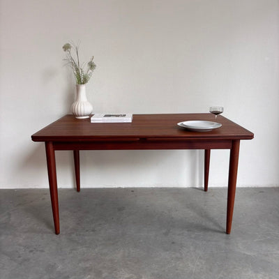 Vintage uitschuifbare eettafel teak - LOUI.STORE