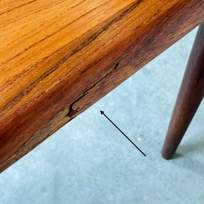 
                  
                    Vintage uitschuifbare teak eettafel 130-238cm - LOUI
                  
                