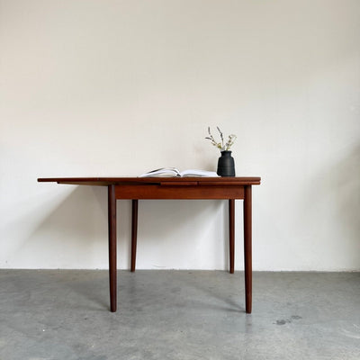 Vintage vierkante tafel teak - LOUI