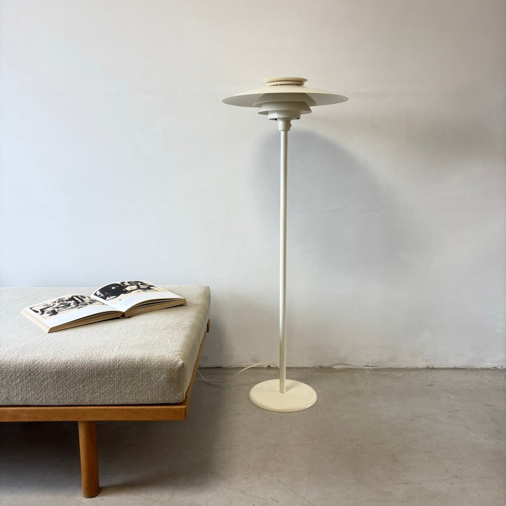 Vintage vloerlamp schalen wit - LOUI.STORE