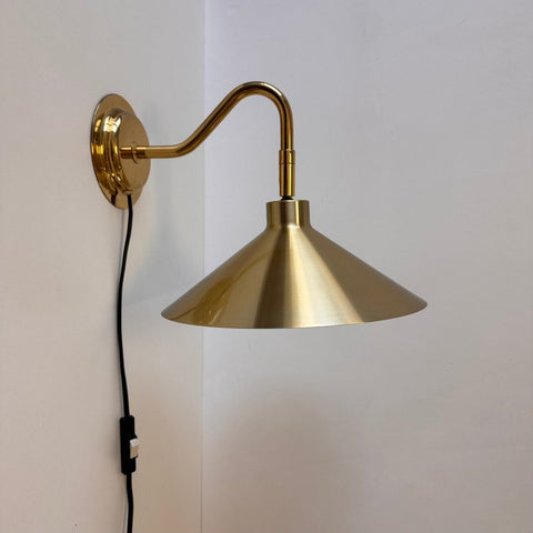 Vintage wandlamp Frandsen messing - LOUI.STORE