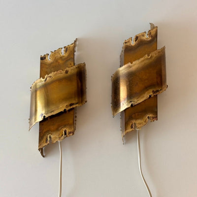 Vintage wandlampen S.A. Holm Sørensen voor Thea Metal - LOUI.STORE