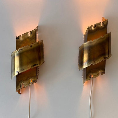 Vintage wandlampen S.A. Holm Sørensen voor Thea Metal - LOUI.STORE