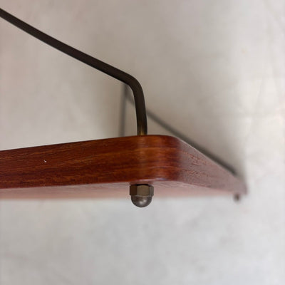 
                  
                    Vintage wandplank afgeronde hoek teak - LOUI
                  
                
