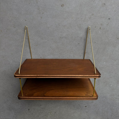 
                  
                    Vintage wandplank dubbel teak - LOUI
                  
                