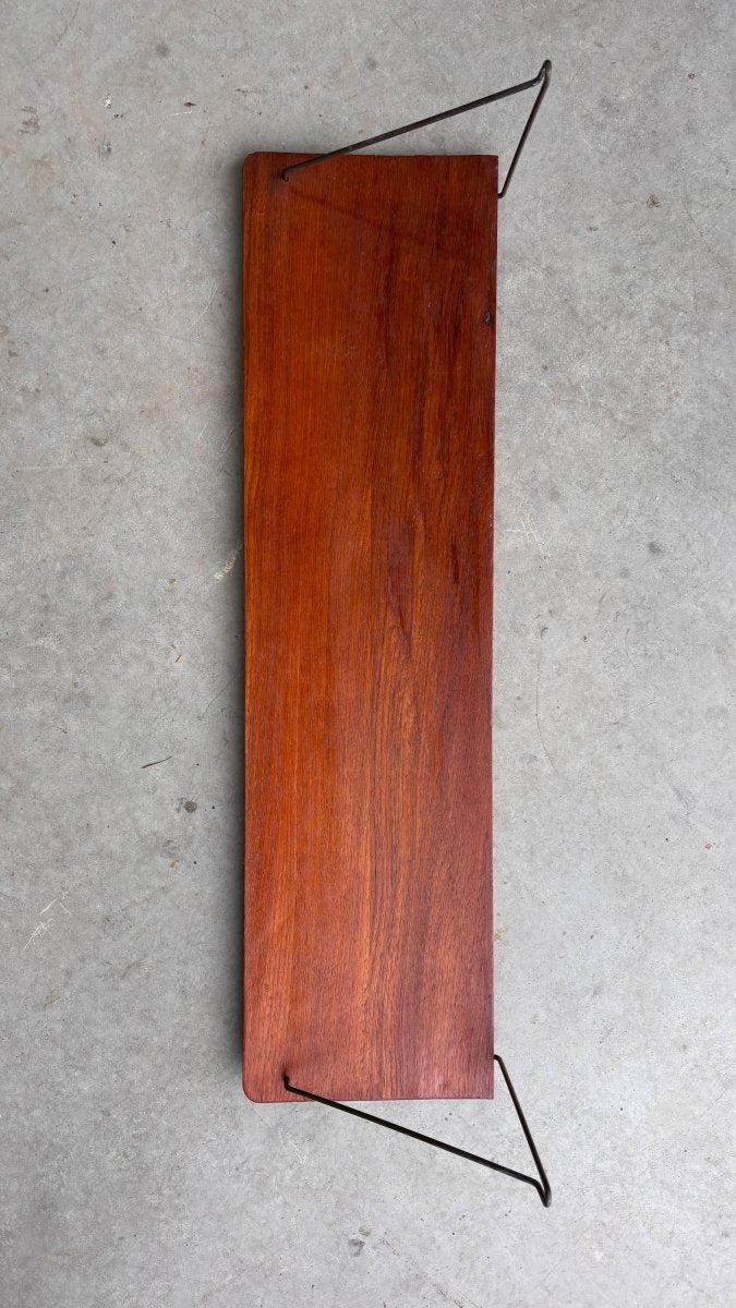 
                  
                    Vintage wandplank massief teak 75cm - LOUI.STORE
                  
                