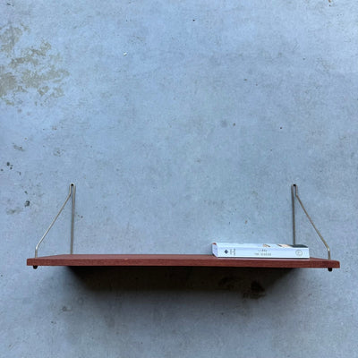 Vintage wandplank teak 60cm - LOUI.STORE