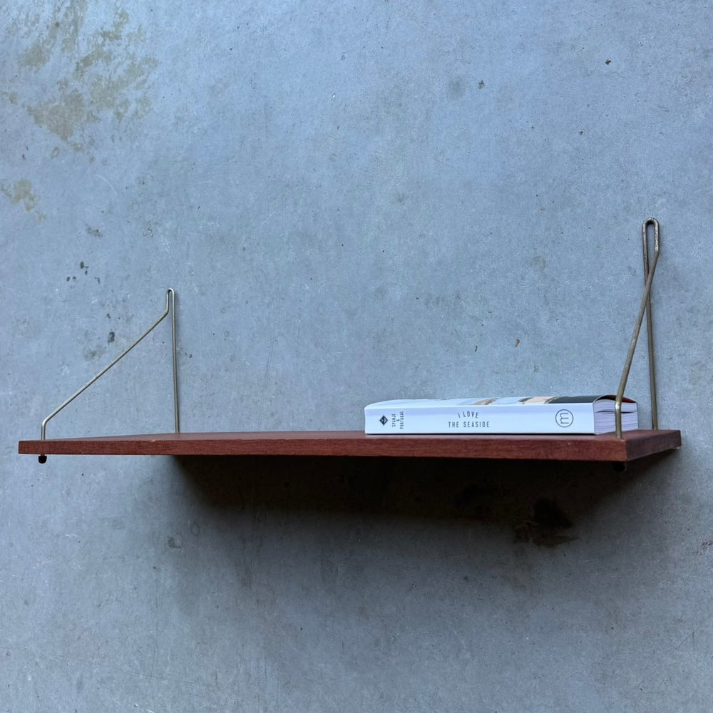 Vintage wandplank teak 60cm - LOUI.STORE