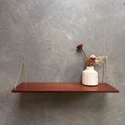 Vintage wandplank teak 60cm - LOUI.STORE