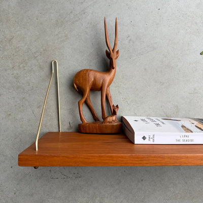 
                  
                    Vintage wandplank teak 70cm - LOUI
                  
                