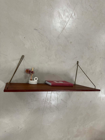 Vintage wandplank teak 70cm - LOUI.STORE