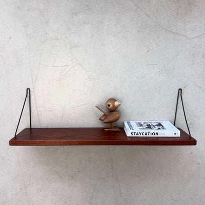 Vintage wandplank teak 70cm - LOUI.STORE