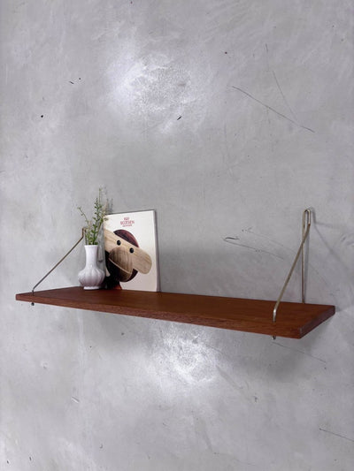 Vintage wandplank teak 75cm - LOUI.STORE