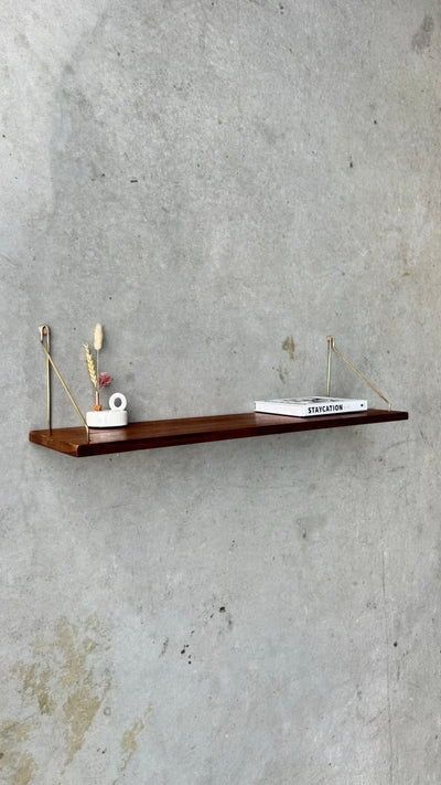 
                  
                    Vintage wandplank teak 80 - LOUI.STORE
                  
                