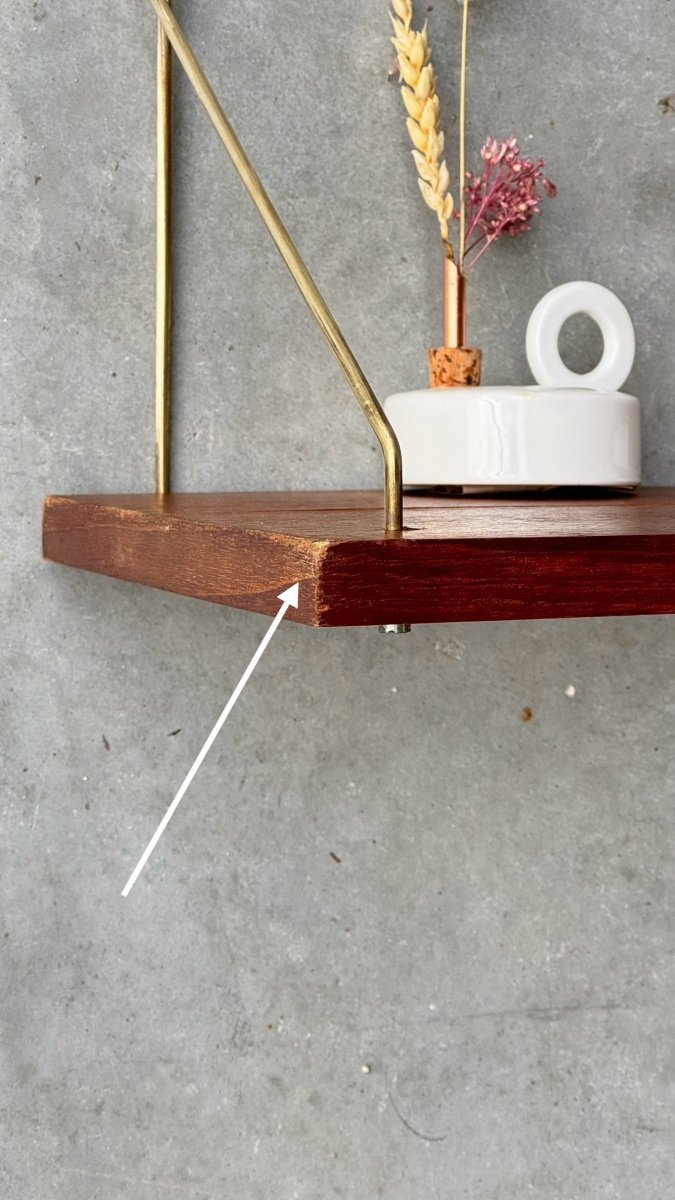 
                  
                    Vintage wandplank teak 80 - LOUI.STORE
                  
                