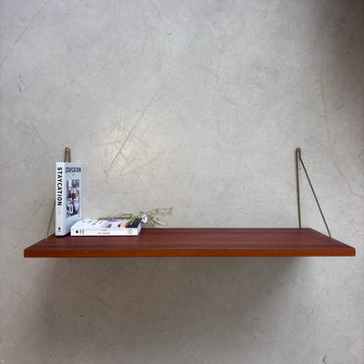 Vintage wandplank teak 80cm - LOUI.STORE