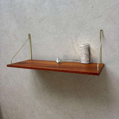 Vintage wandplank teak - LOUI.STORE