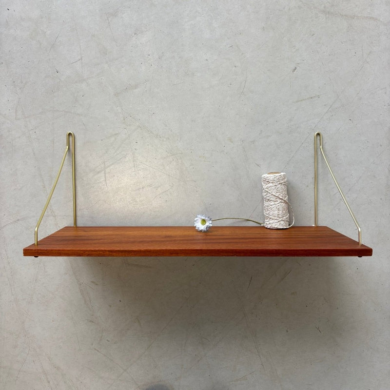 Vintage wandplank teak - LOUI.STORE