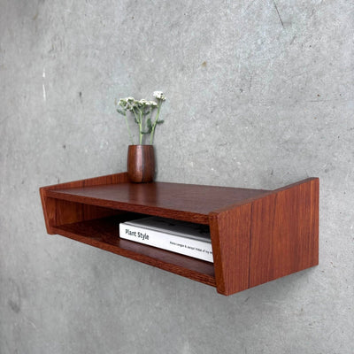 Wandkastje teak open vak - LOUI.STORE