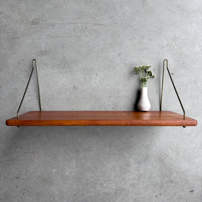 Wandplank teak 50cm - LOUI.STORE