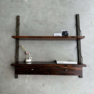 Wandsysteem palissander 2 lades - LOUI.STORE