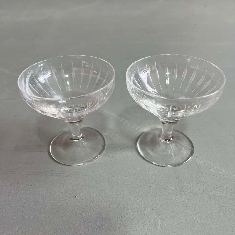 2 vintage likeurglaasjes - LOUI.STORE