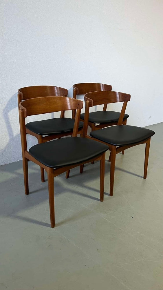 4 Farstrup stoelen curved - LOUI.STORE