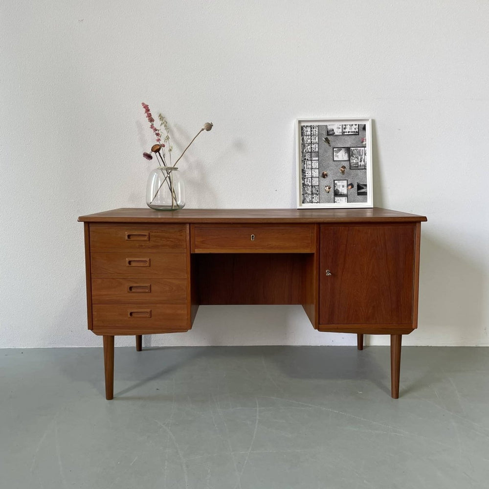 Bureau teak 2 sides - LOUI.STORE