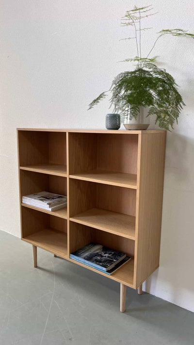 Deense boekenkast eiken - LOUI.STORE