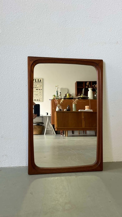 Deense spiegel teak - LOUI.STORE