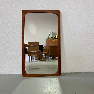 Deense spiegel teak - LOUI.STORE