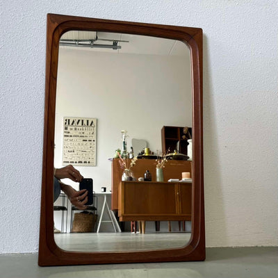 Deense spiegel teak - LOUI.STORE