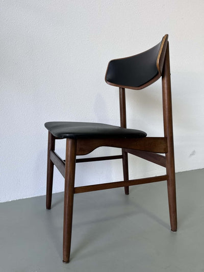 Deense stoel skai - teak - LOUI.STORE