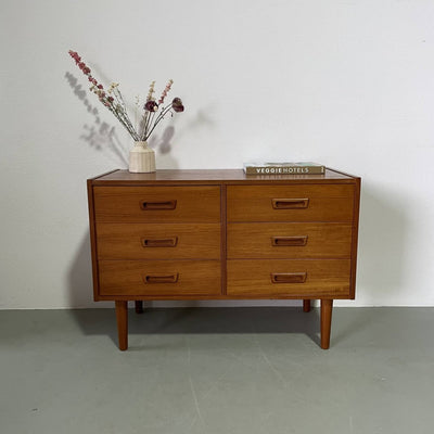 Dubbele ladekast in teak *6 - LOUI.STORE