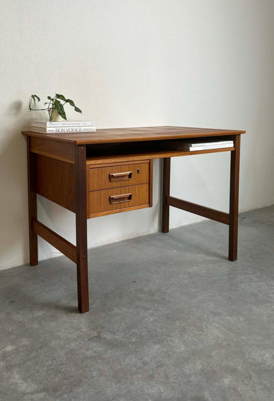 Klein “2-zijdig” bureau teak - LOUI.STORE