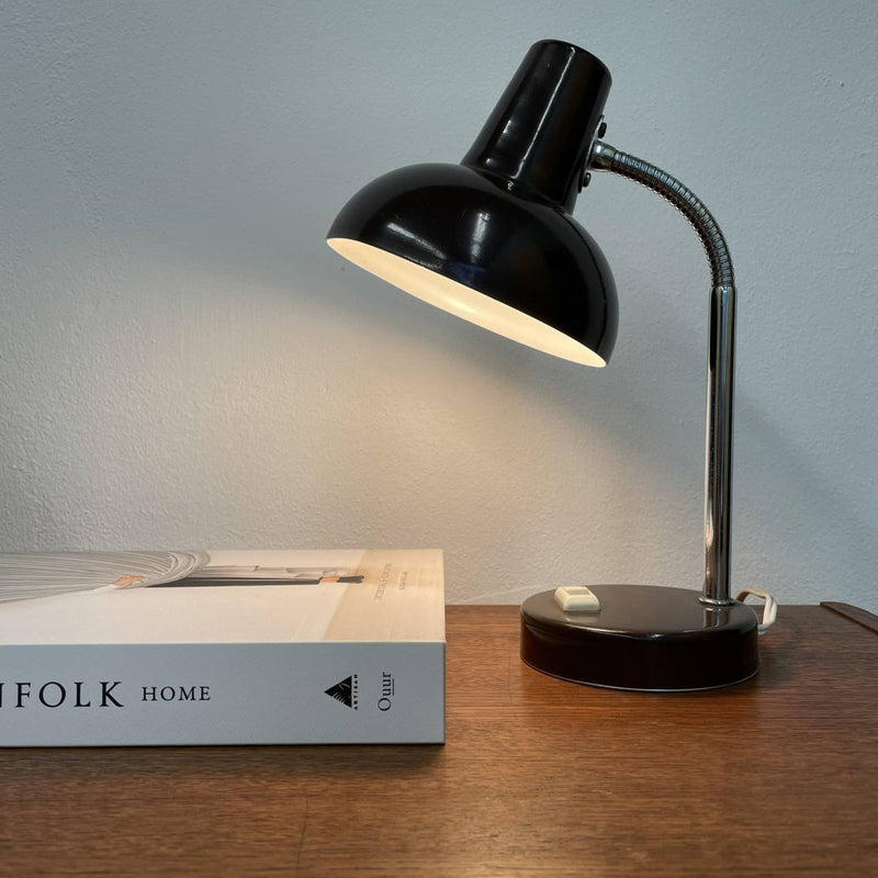 Klein bureaulampje bruin - LOUI.STORE