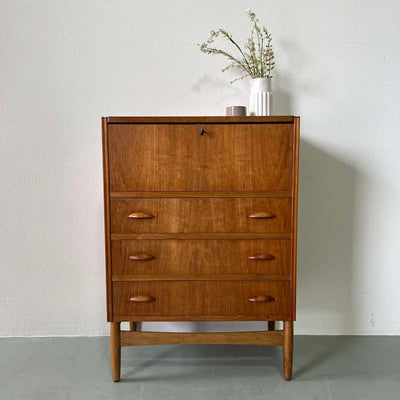 Ladekast + kaptafel in teak - LOUI.STORE