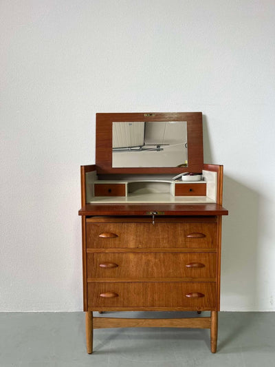 Ladekast + kaptafel in teak - LOUI.STORE